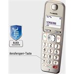 Panasonic KX-TGE262 GN Seniorentelefon SOS-Taste mit AB + Mo