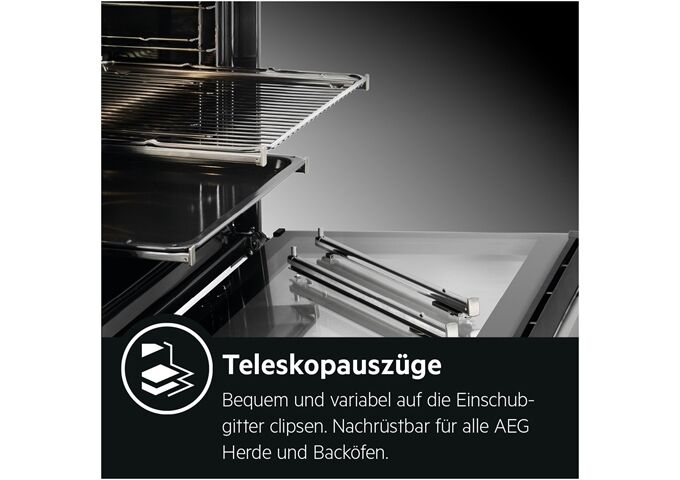 AEG BO524PCR Ed Einbau-Backofen A+ SteamCrisp Pyrolyse