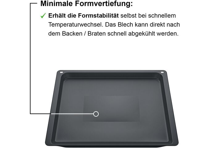 Bosch HEZ631070 Backblech emailliert anthrazit