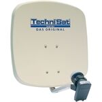 TechniSat DigiDish 45 Universal-Twin-LNB Beige mit An-Rohr-F