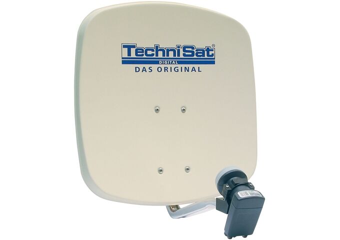 TechniSat DigiDish 45 Universal-Twin-LNB Beige mit An-Rohr-F