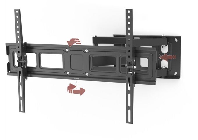 HAMA 220831 TV-Wandhalterung sw 213cm (84")auszieh-/nei