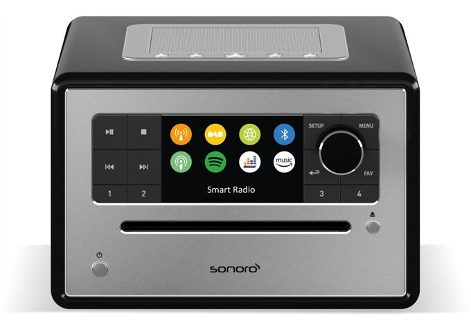 Sonoro Elite-X sw hochglanz Musiksystem DAB+ Weckfunktion