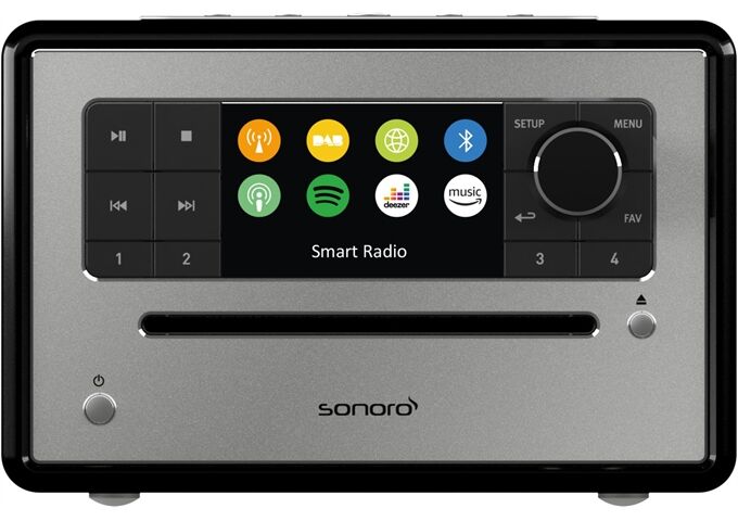 Sonoro Elite-X sw hochglanz Musiksystem DAB+ Weckfunktion