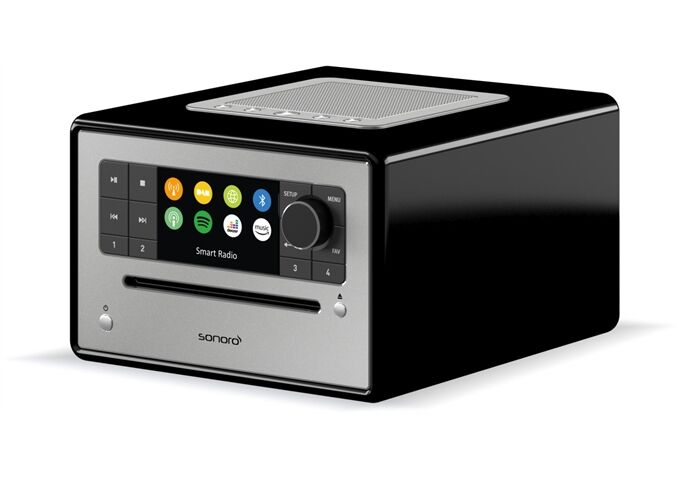 Sonoro Elite-X sw hochglanz Musiksystem DAB+ Weckfunktion