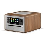 Sonoro Elite-X walnuss/silber Musiksystem DAB+ Weckfunkti