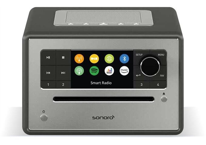 Sonoro Elite-X graphit matt Musiksystem DAB+ Weckfunktion