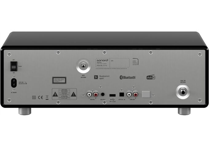 Sonoro Prestige sw hochglanz 2-Wege all-in-one Musiksyste