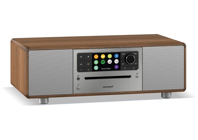 Sonoro Prestige walnuss-si 2-Wege all-in-one Musiksystem,