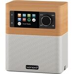 Sonoro Stream ahorn Dekor – weiß DAB+,FM,BT,WiFi,Farbdisp