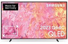 Samsung GQ43Q64CAUXZG sw QLED-TV HDR Smart TV Sprachsteuer