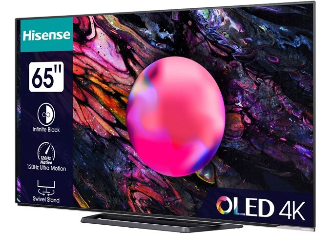 Hisense 65A85K OLED-TV UHD Multituner 4K Smart PVR