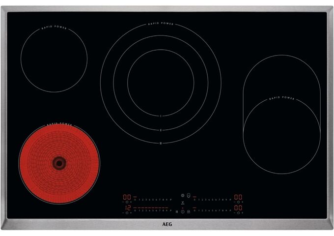 AEG HKC85787XB Kochfeld Ceran 80cm Ed-Rahmen 75x49cm a