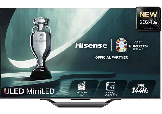 Hisense 75U7NQ sw LED-TV Mini LED UHD Multituner BT Smart