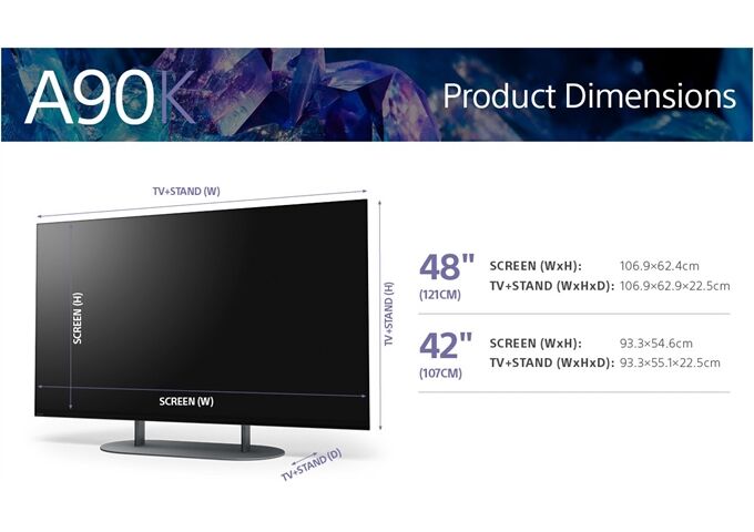 Sony XR48A90KAEP OLED-TV UHD 4K TWIN Triple Tuner Googl