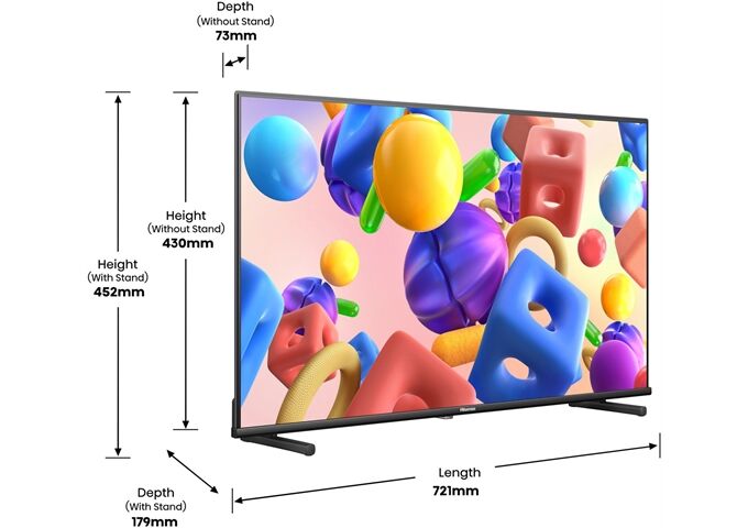 Hisense 32A5NQ LED-TV FHD QLED Multituner Smart