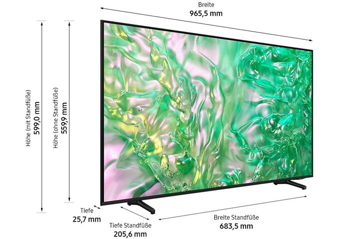 Samsung GU43DU8079UXZG LED-TV 4K UHD Multituner HDR SMART