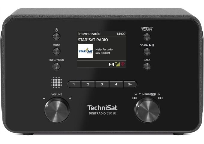 TechniSat DigitRadio 550 IR sw DAB+/UKW/Internetradio Blueto