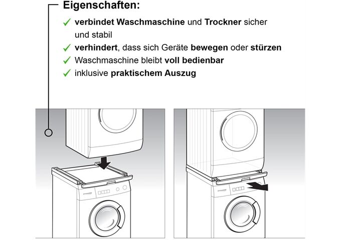 Siemens WZ20400 Zwischenbausatz mit Auszug