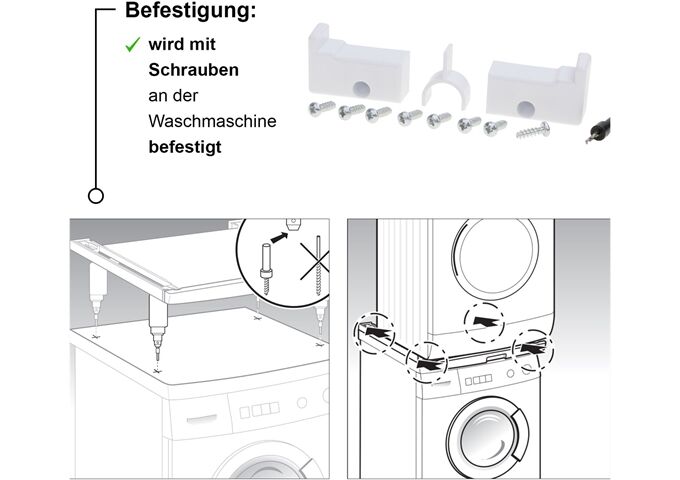 Siemens WZ20400 Zwischenbausatz mit Auszug