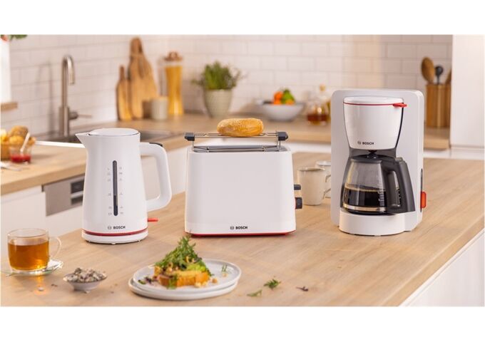 Bosch TAT3M121 Toaster My Moment ws mit Brötchenaufsatz