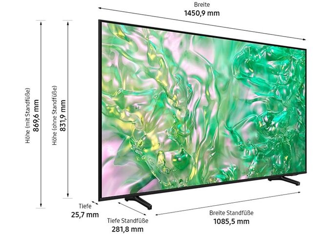 Samsung GU65DU8079UXZG LED-TV 4K UHD Multituner HDR SMART