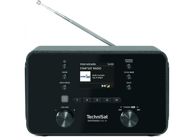 TechniSat DigitRadio 550 IR sw DAB+/UKW/Internetradio Blueto