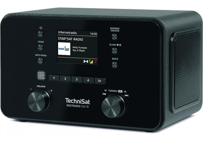 TechniSat DigitRadio 550 IR sw DAB+/UKW/Internetradio Blueto