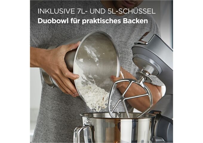 Kenwood KVC85.314.SI Titanium Chef Baker Küchenmaschine 12