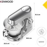 Kenwood KVC85.314.SI Titanium Chef Baker Küchenmaschine 12