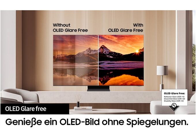 Samsung GQ55S95DATXZG OLED-TV 4K UHD TWIN Multituner HDR S