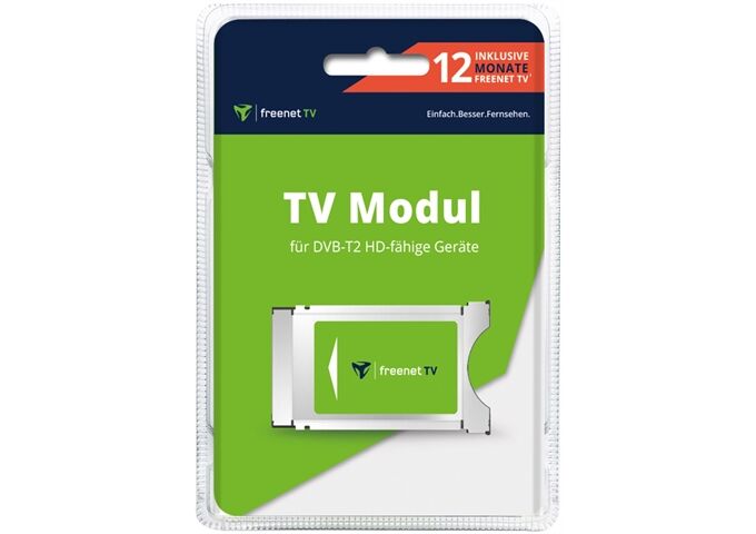 SVS TV CI+ TV Modul inkl. 12 Monate freenet TV DVB-T2