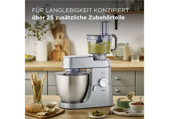 Kenwood KVL4100S Chef XL silber Küchenmaschine 1200W 6,7L