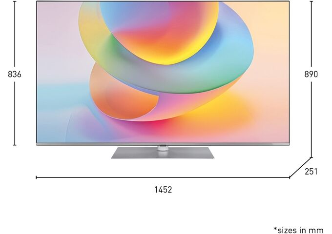 Panasonic TB-65W63AE6 si LED-TV UHD 4K HDR DVB-T2HD/C/S2 TIV