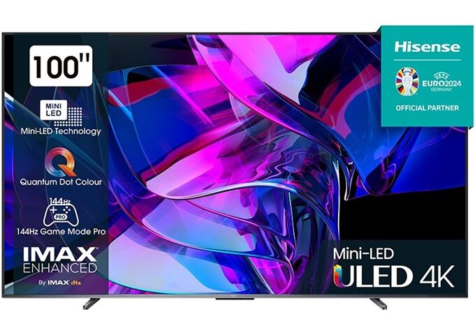 Hisense 100U7KQ sw LED-TV Mini LED UHD Multituner BT Smart