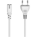 HAMA 223276 Netzkabel Eurostecker weiss 5m 2 Pin Stecke