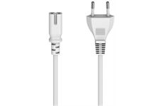 HAMA 223276 Netzkabel Eurostecker weiss 5m 2 Pin Stecke