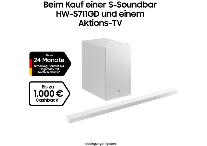 Samsung HW-S711 GD weiss Soundbar 3.1 Kanal 250W