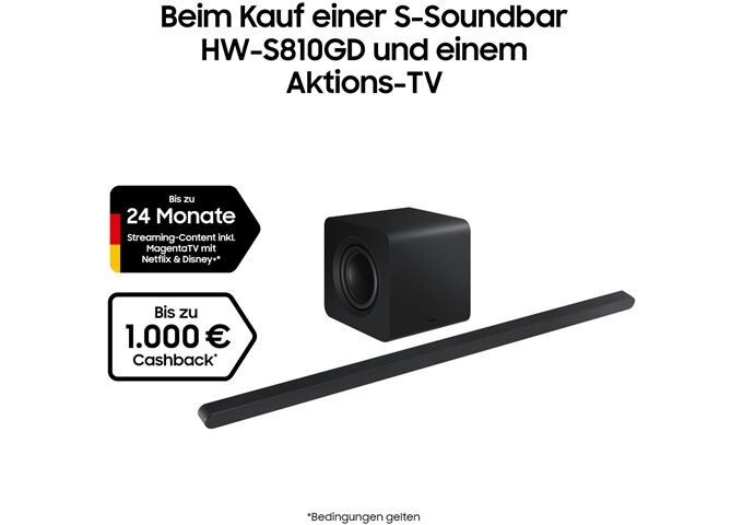 Samsung HW-S810 GD schwarz Soundbar 3.1.2 Kanal 330W