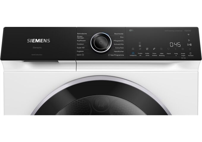 Siemens WQ45H2BG0 Wärmepumpentrockner C 9kg selfCleaningCo