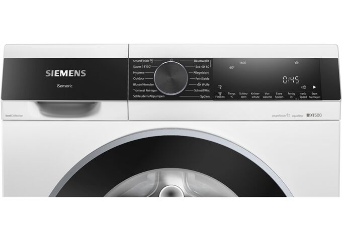 Siemens WG44G2ZG1 Waschautomat A 9kg 1400U smartFinish spe