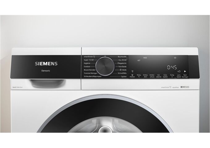 Siemens WG44G2ZG1 Waschautomat A 9kg 1400U smartFinish spe