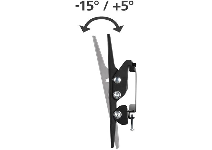 HAMA 220804 TV-Wandhalterung sw neigbar 117cm bis 25kg