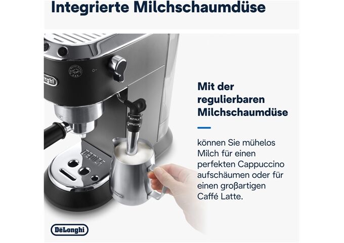 DE LONGHI EC 685.BK schwarz Dedica Style Espressomaschine Si