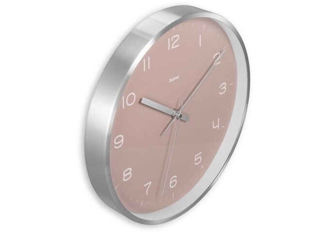 HAMA 185883 Funkwanduhr Fidschi ohne Ticken Durchmesser