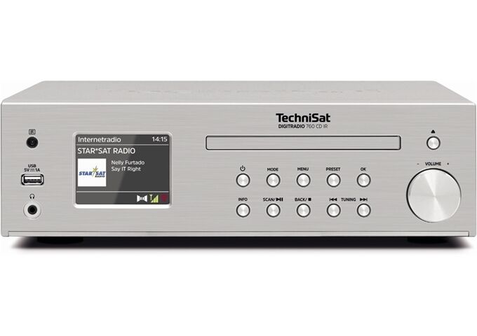 TechniSat DigitRadio 760 CD IR si DAB+/UKW/Internetradio m.