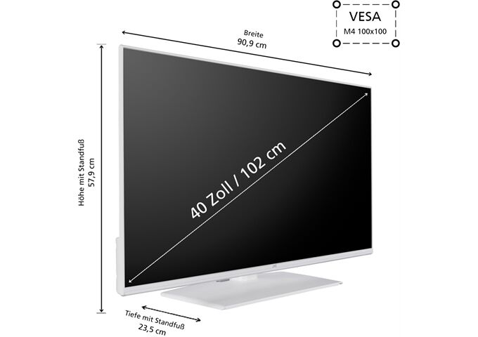 JVC LT-40VF5355W ws LED-TV FHD Smart Multituner TIVO M