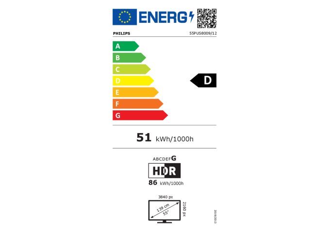 Philips 55PUS8009/12 LED-TV UHD Ambilight DVB-T2HD/C/S2 SM