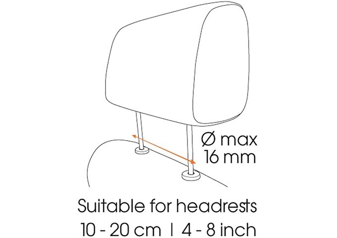 Vogels TMS 1020 Tablet Car Pack Tablet-Halter + RingO Kop