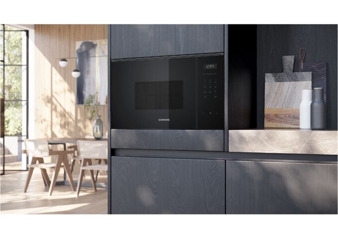 Siemens BF525LMB1 sw EB-Mikrowelle 800W 20L 5St 38,2x59,4x